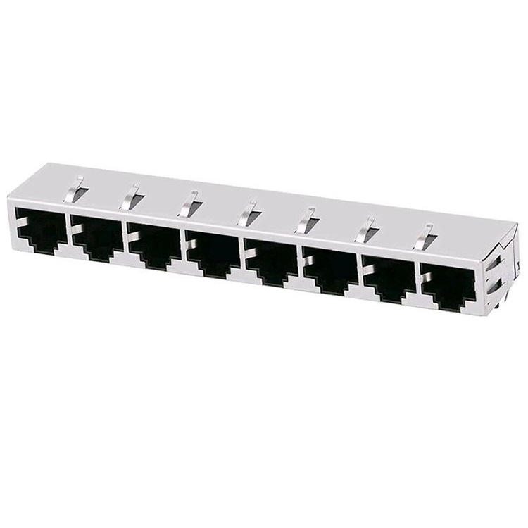 J8064E68NL 1X8 RJ45 CONNECTOR MODULE WITH INTEGRATED 100 BASE-T MAGNETICS