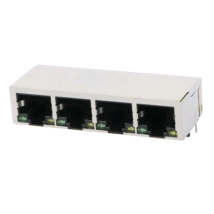 AR14-3638 10/100 Base-T Ethernet Jack 1X4 RJ45 Connector