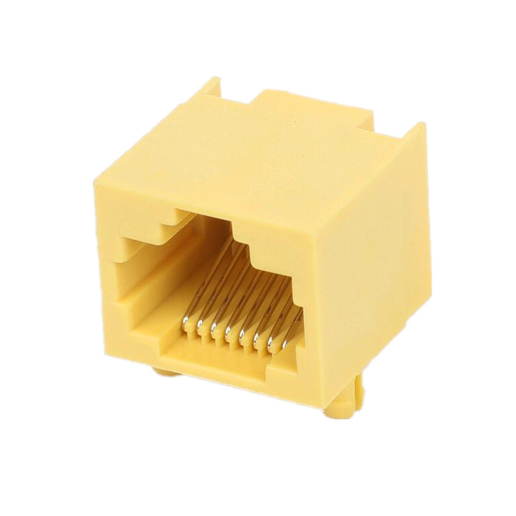 C-9714-8815-S0-O-D-IM 8P8C Ethernet Connector Module Jack RJ45 With Color