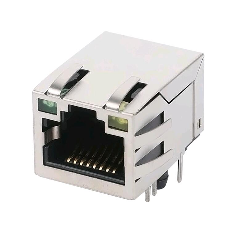 HFJT1-1041-L11RL With LED Modular Jack 8P8C Magnetic Ethernet RJ45 Connector 10 Base-T