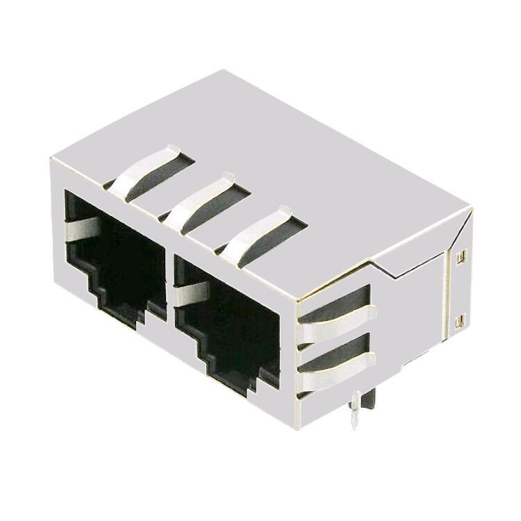 RB2-10428K1A Multiple Port 8P8C 100 Base-T LAN RJ45 1X2 Connectors Without LED