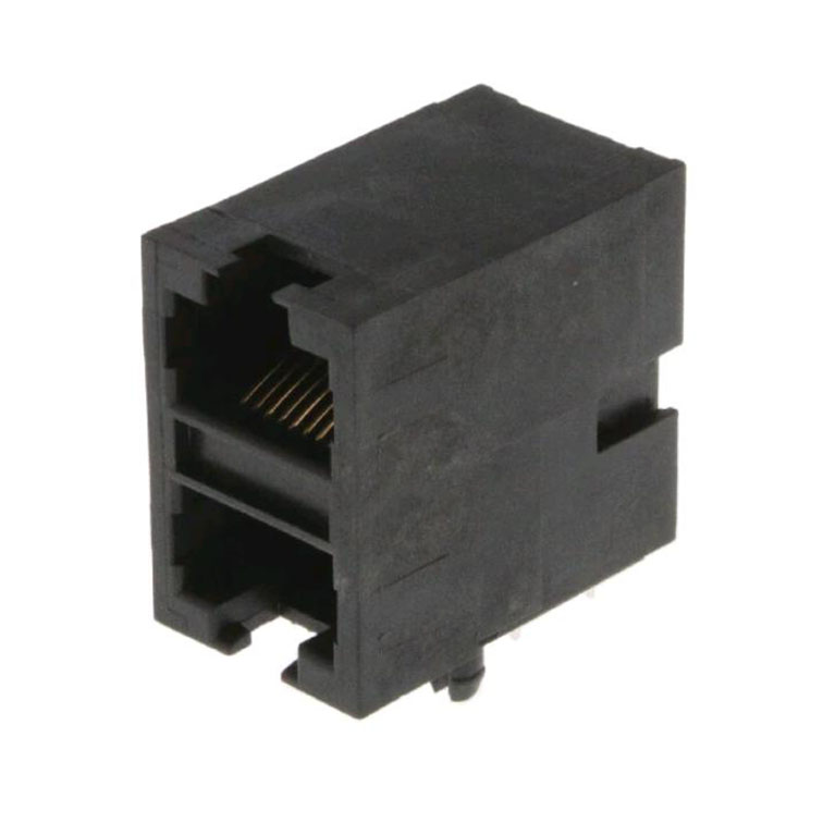 E5908-0T0343-L Unshielded Without LED Ethernet Jack 2x1 RJ45 Connector