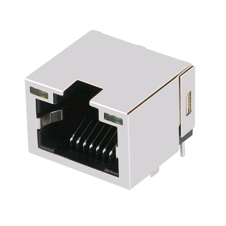 1-1734795-1 Without Magnetics Modular Ethernet Connector Low Profile RJ45 Jack