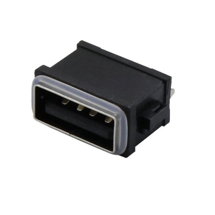 Vertical short body waterproof USB A-TYPE 100% fully tested waterproof, reliable quality, waterproof IPX8