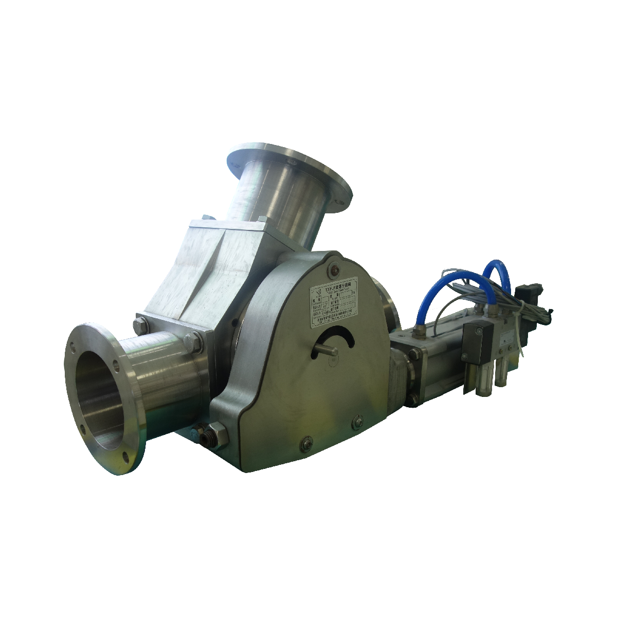 Stainless Steel Pneumatic Powered 2 Way Diverter valve