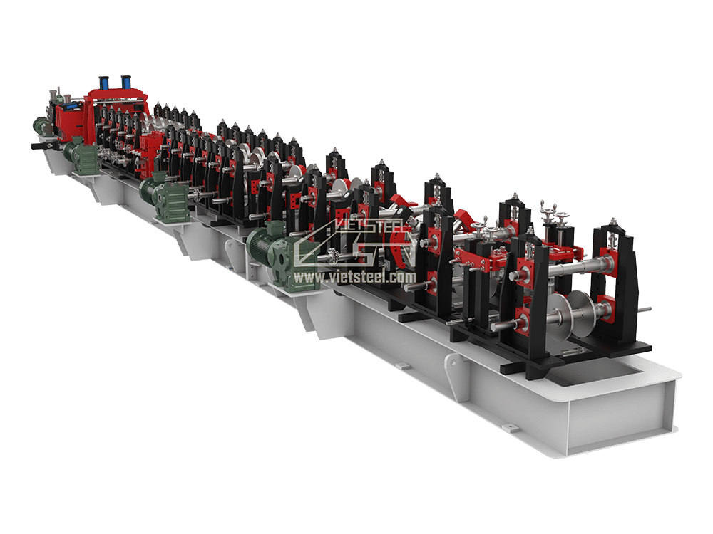 Quick Interchangeable C/Z Purlin Roll Forming Machine
