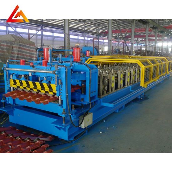 High-Quality Three-Layers Roof Sheet Color Corrugated Roof Tile Roll Forming Machine from China