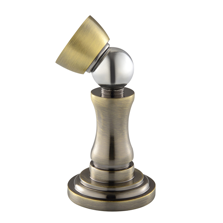 Zinc Alloy Door Stopper with magnet antique brass