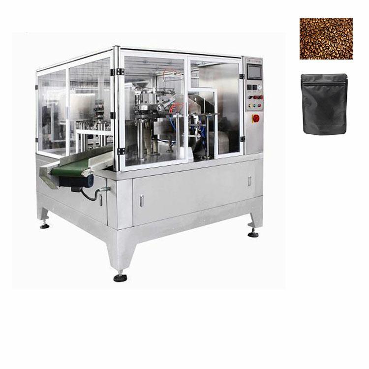 CE Certification Automatic Coffee Bean Standing Bag Rotary Packing Machine 