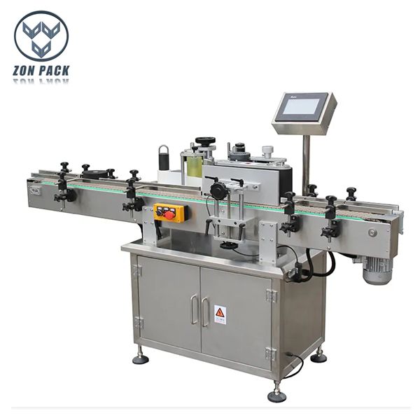 Automatic factory round bottle wrapping sticker sleeve label printing machine