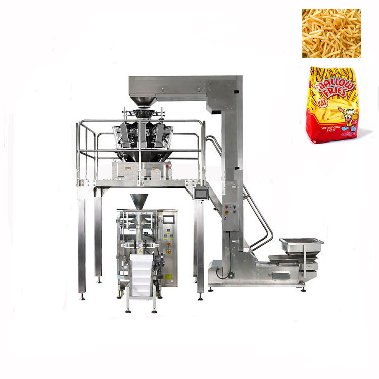 Automatic 10 Head Multihead Weigher Multi Head Packing Machine For French Fries