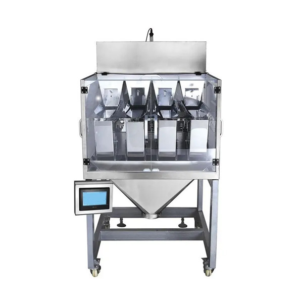 4 head linear weigher packaging machine small granular tea weighing and packing machine