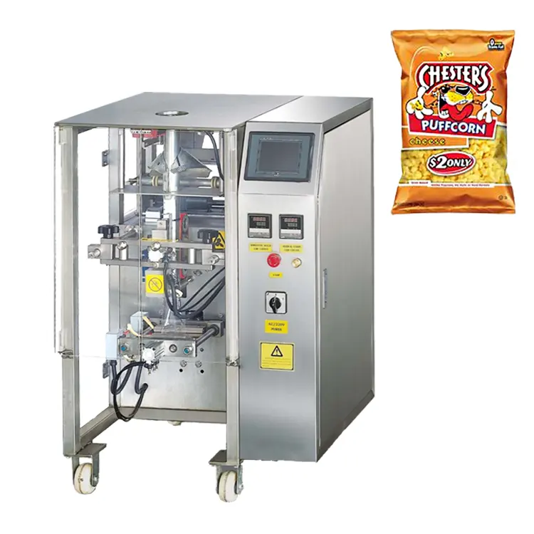 Automatic Cookies Packaging Machine Snack Pillow Bag VFFS Packing Machine