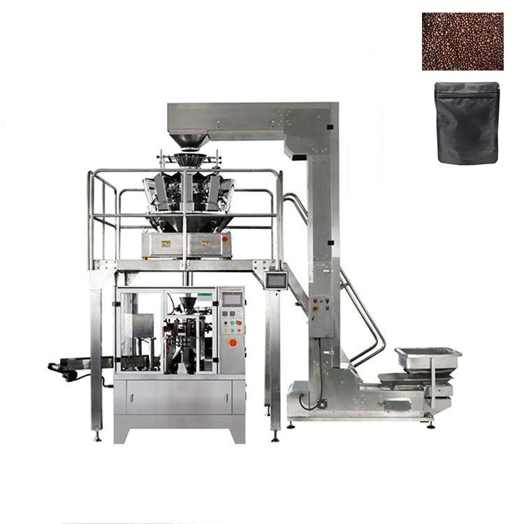 PLC Control Automatic 1KG Coffee Bean Doypack Filling Packing Machine