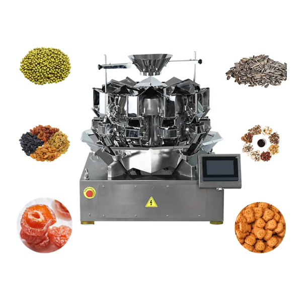 Multifunction Food Packing Machine Mini Multihead Weigher for Raisin Snacks Grains Coffee Beans