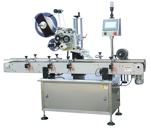 Automatic flat surface labeling machine for box label sticker