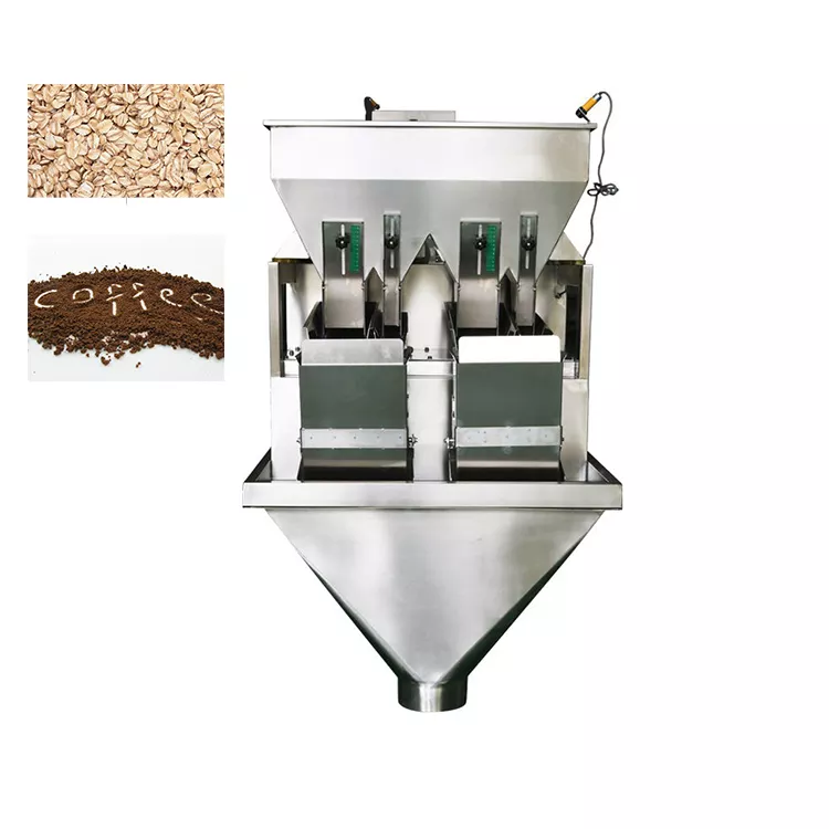 Linear weigher 2 head linear scale for weighing rice