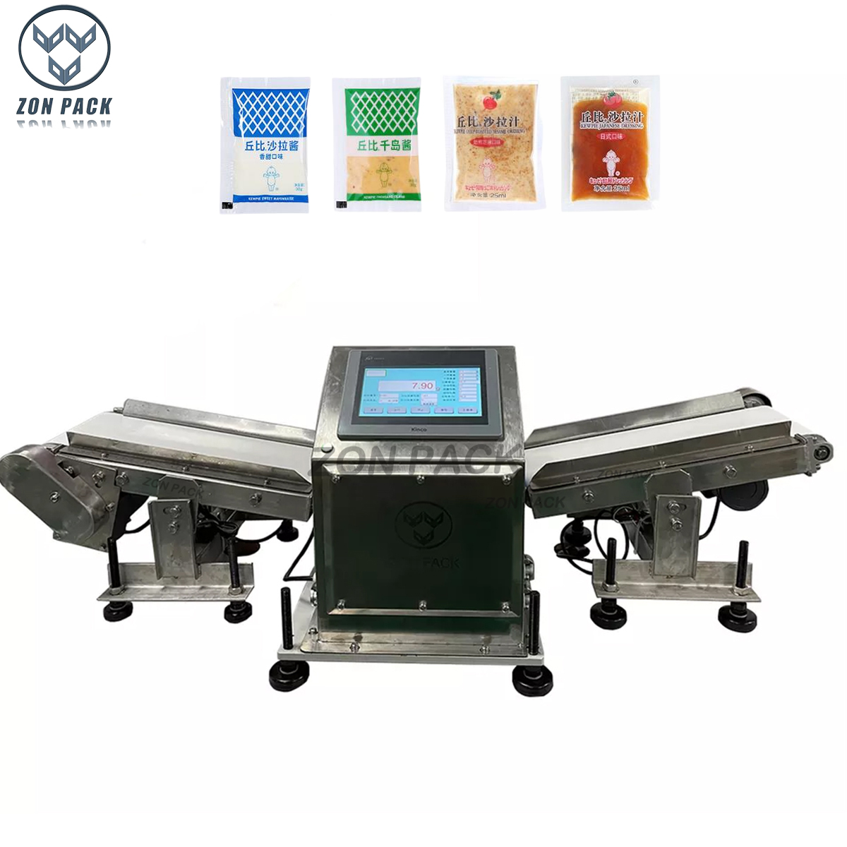 Factory customized automatic digital small sauce sorting mini check weigher