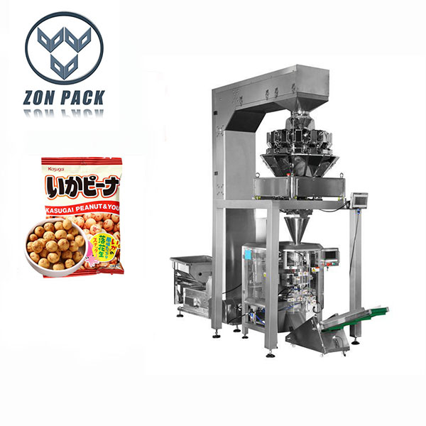 Multi-Function Snack Apple Banana Chips Packing Machine with mini multihead weigher
