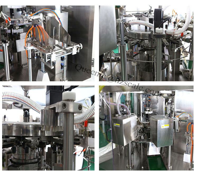 rotary powder packing system detail