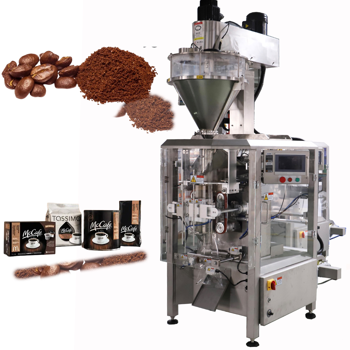 Best-Selling Vertical Coffee Sachet Detergent Tea Masala Spice Milk Powder Small Sugar Form Fill Seal Packing Packaging Machine
