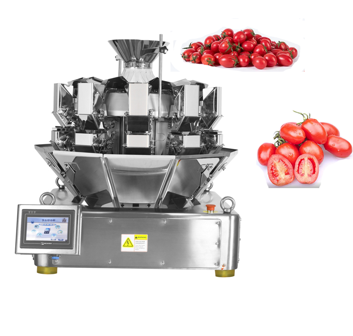 Reasonable price Factory Price Cherry Tomato Packing Machine with Multihead Weigher