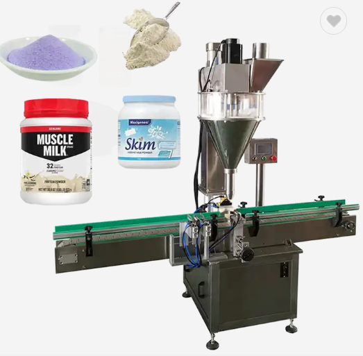 Low Cost Spice Washing Powder Detergent Packing Bottle/Jar/Cans Powder Filling Machine With Auger Filler