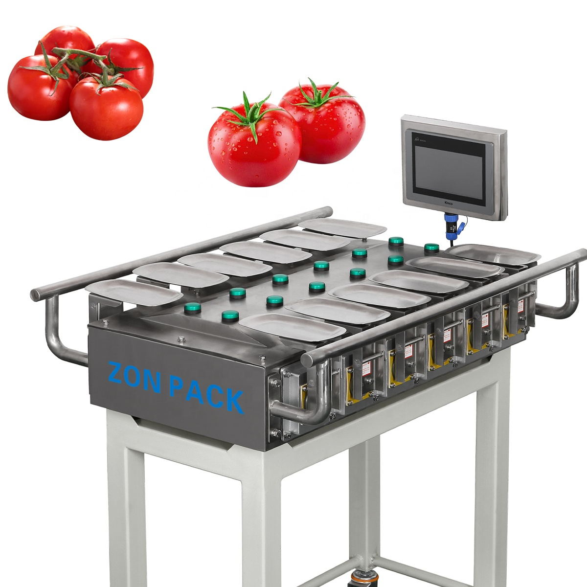 Factory Price 12 Heads 14 Heads Manual Combinaton Weigher For Tomato