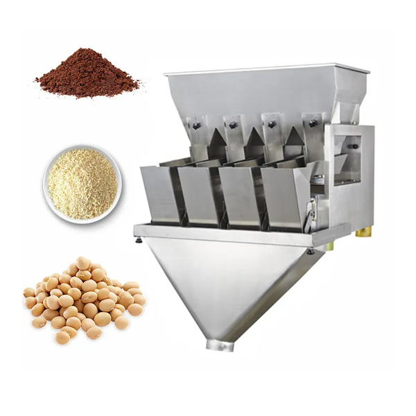 High precision packing and filling machine nut rice seed four head linear weigher