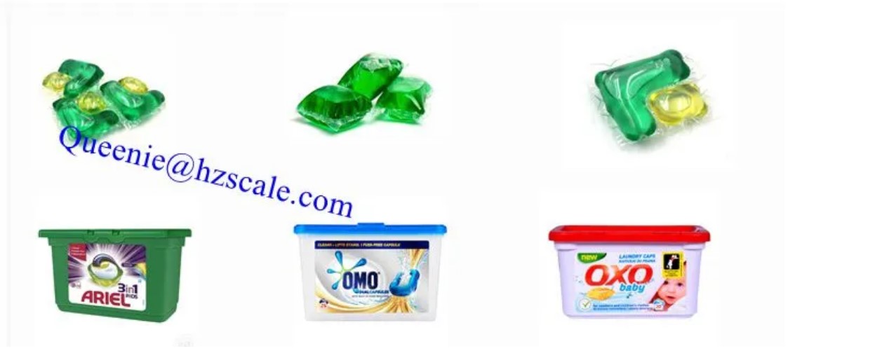 Application of laundry pods packing machine