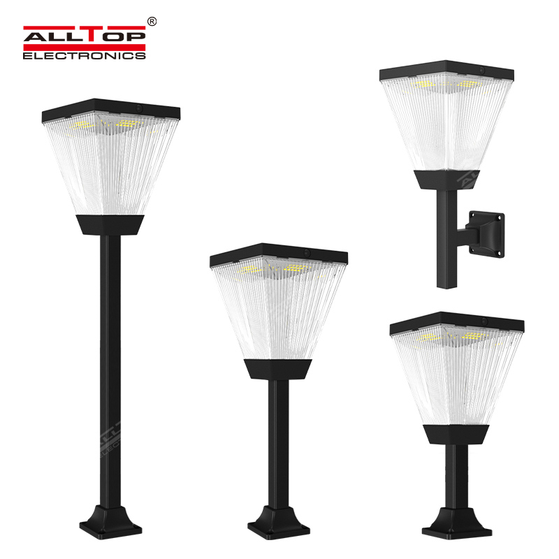 ALLTOP Pretty Unique 4W Square Solar Pathway Light Outdoor Waterproof LED Solar Cube Home And Garden Light