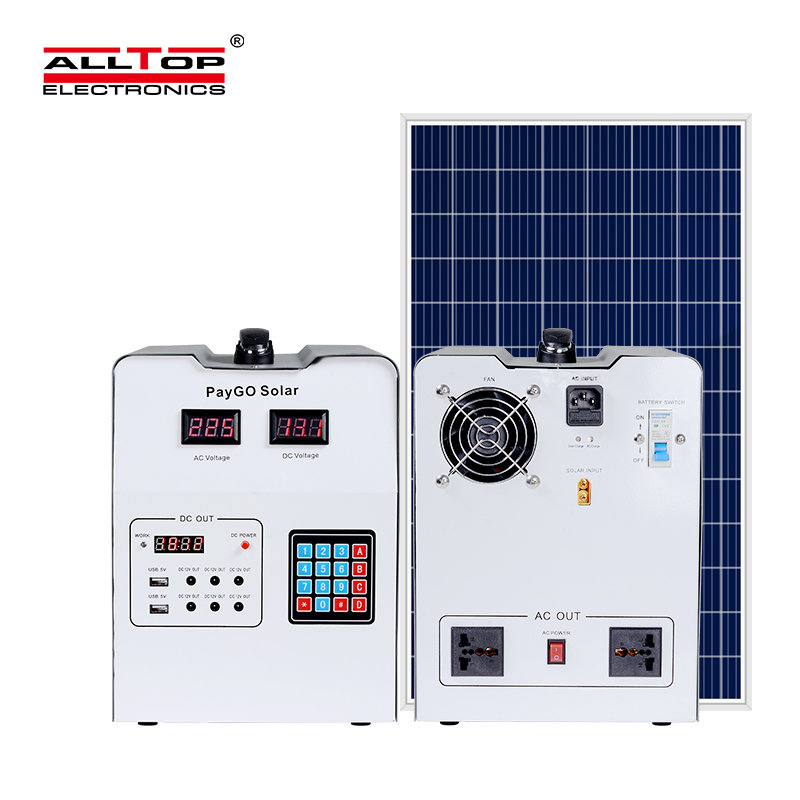 ALLTOP Pay As You Go Solar Battery Generator System 300W 500W 1000W 2000W 3000W Paygo Solar Power System