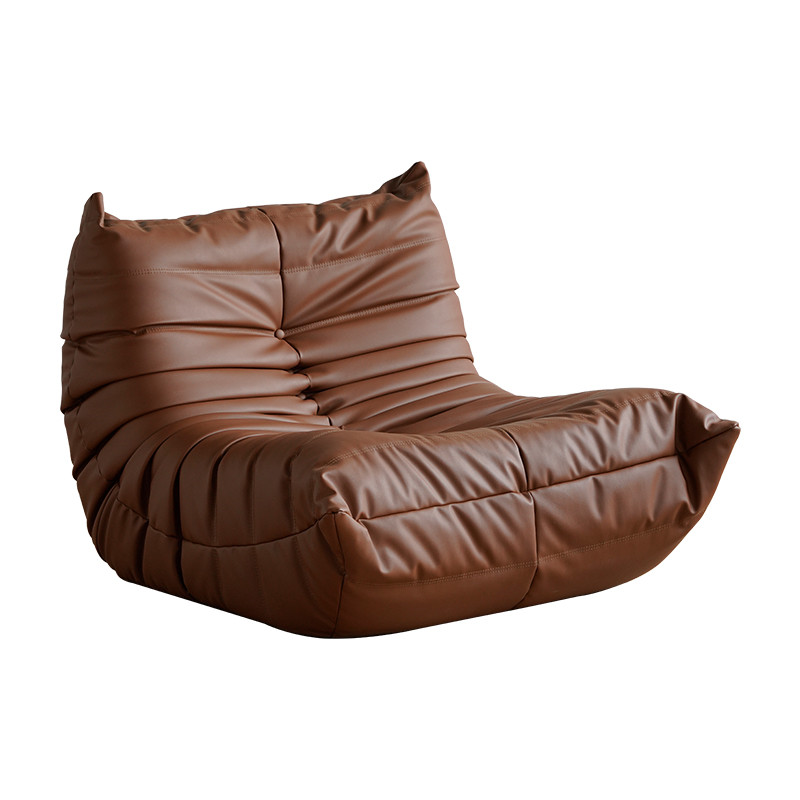 Wholesaler Lazy Floor Farbric Leather Sofa Chair