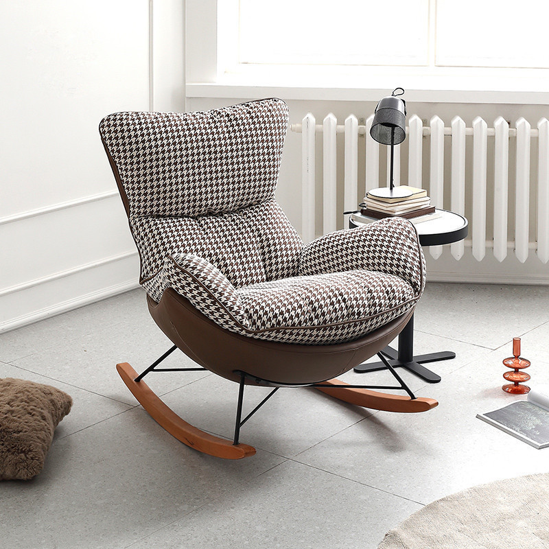  Modern Light Luxury Recliner Rocking  Single Sofa Chair