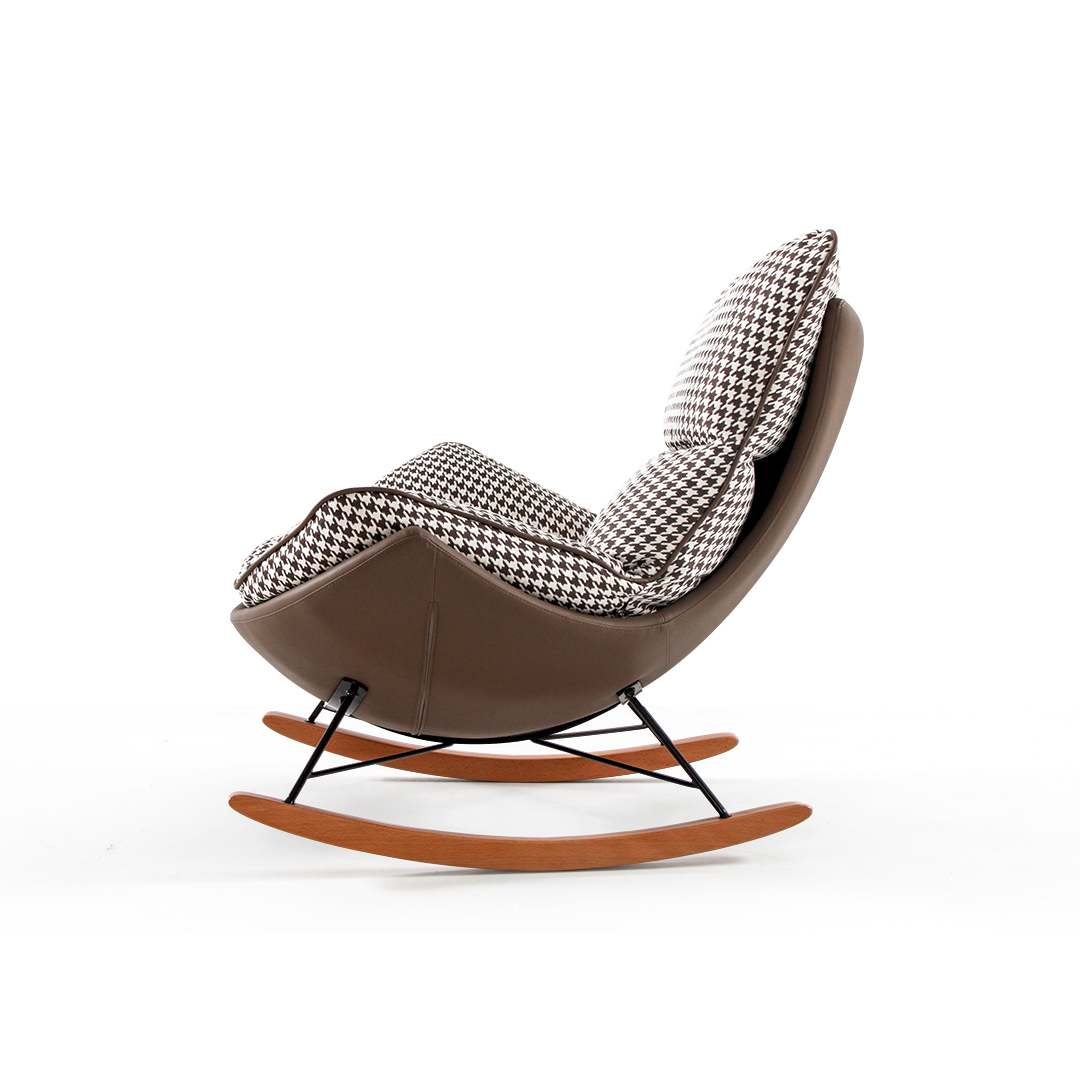 Modern Light Luxury Recliner Rocking  Single Sofa Chair